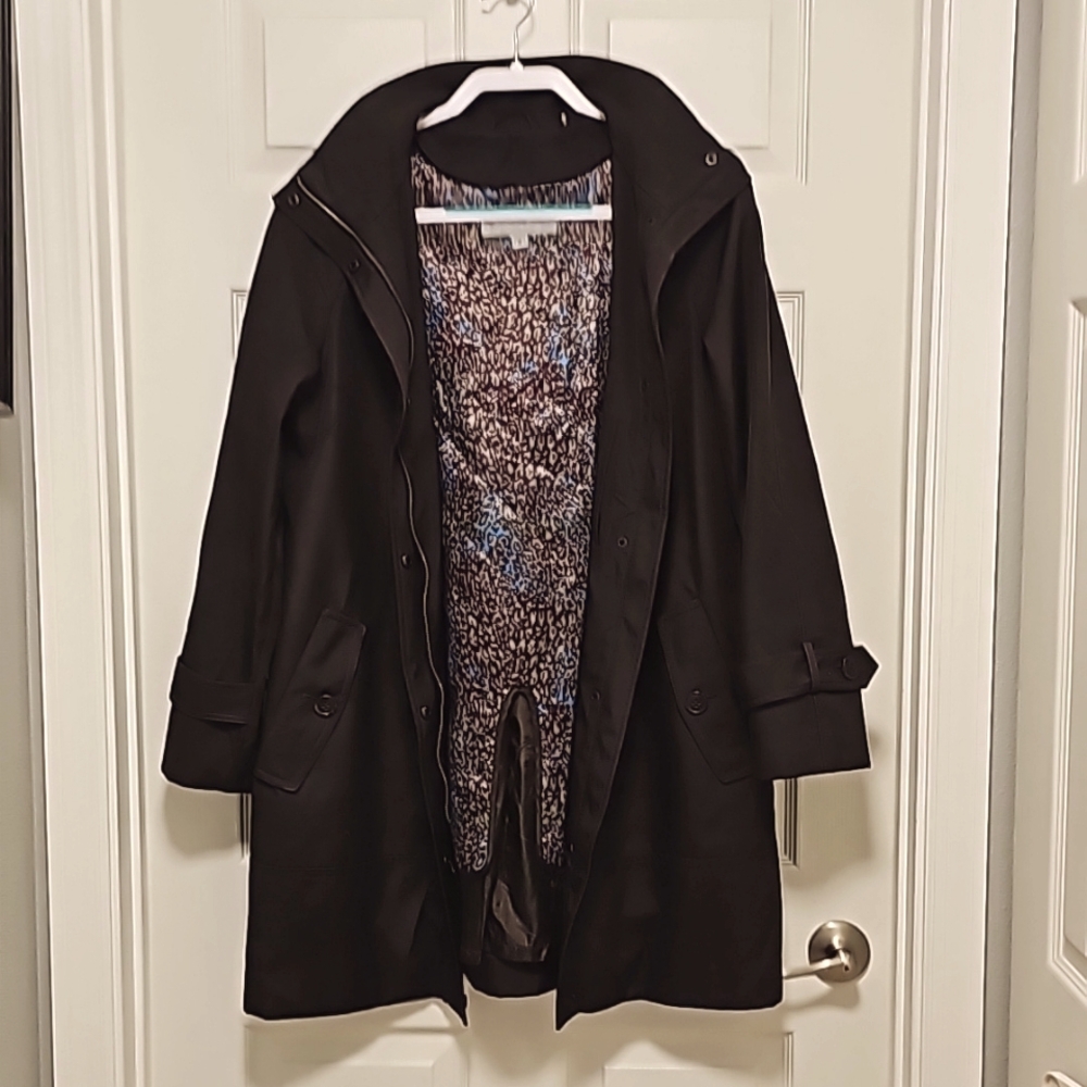 Andrew Marc New York size M rain coat brown